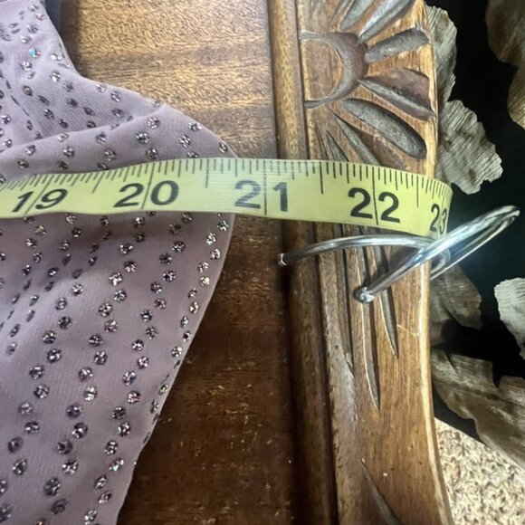 Speechless,Dress Cocktail Formal,Pink,Sz M,Long,Sleeveless,V Neck,Sequins.! - Picture 14 of 15